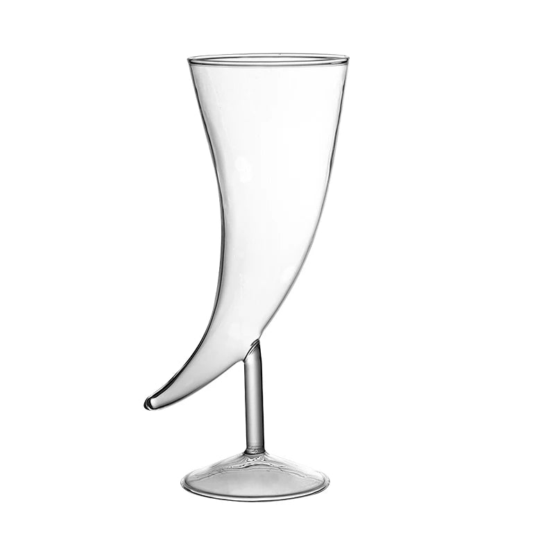 Viking Horn Cocktail Glass
