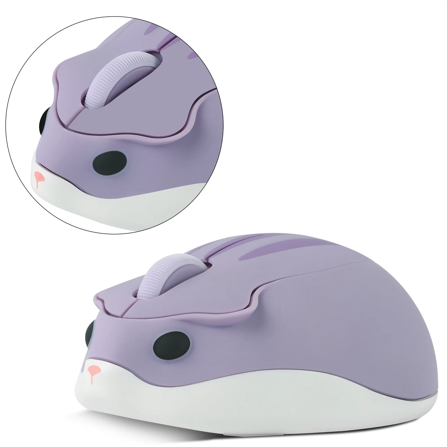 Cute Wireless 2.4G Mouse Hamster Designed