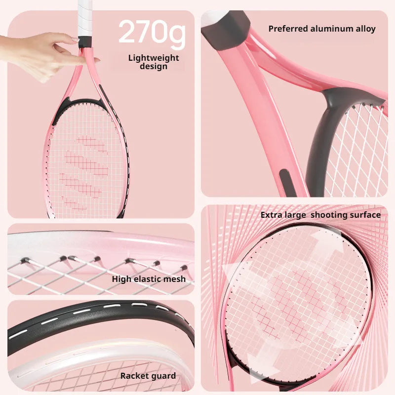 Aluminium kids tennis racket