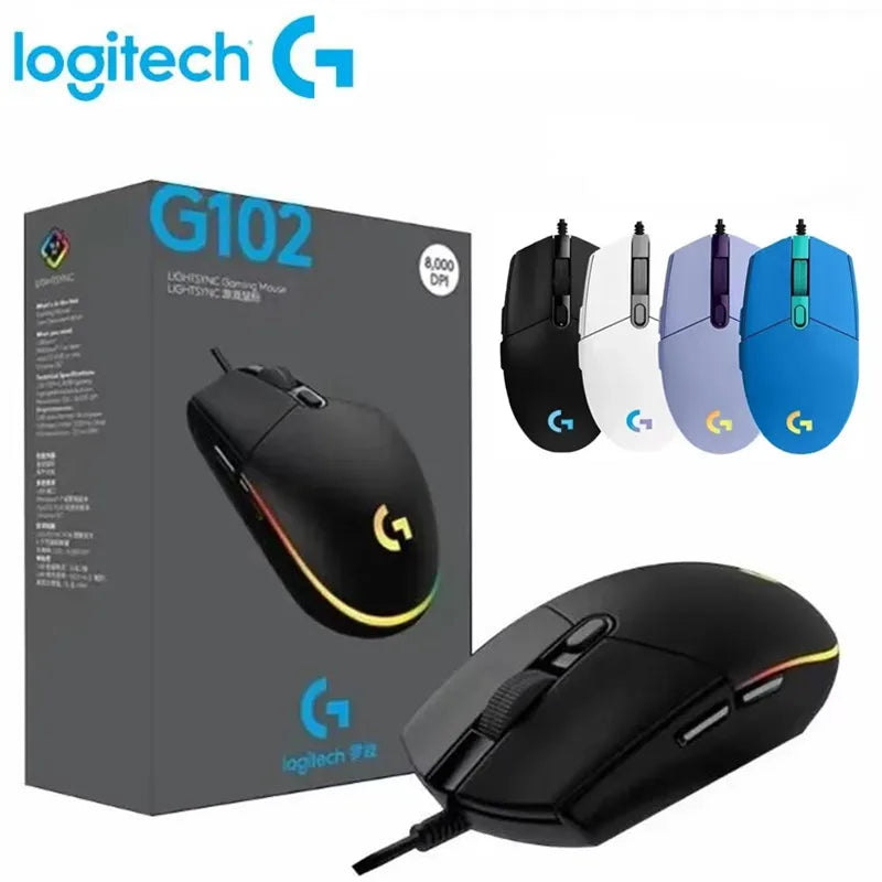 Logitech G102 Mouse USB Wired Gaming Mouse