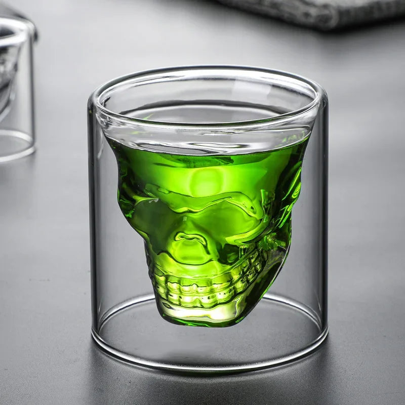 Scull Whisky Glass