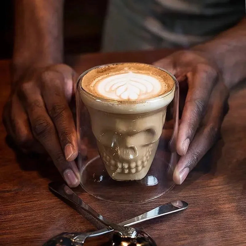 Scull Whisky Glass