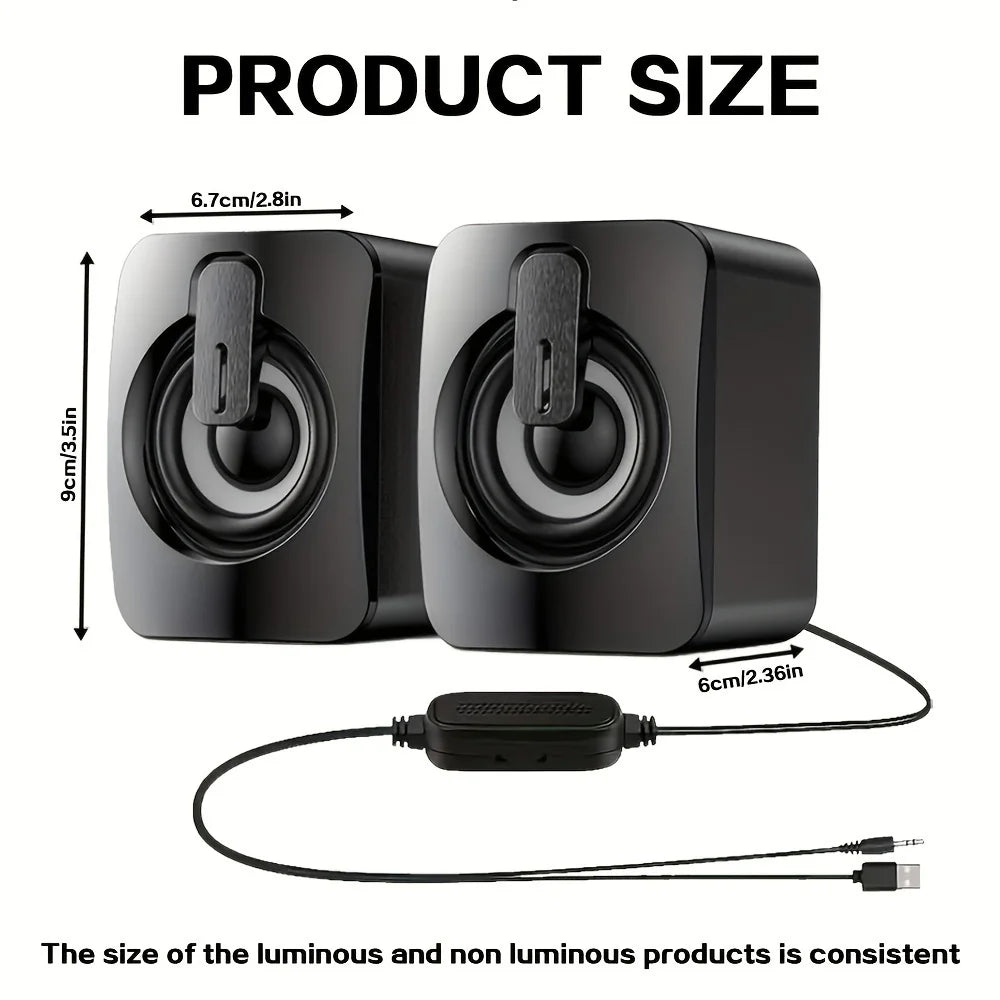 Computer Speakers PC Sound Box USB Wired