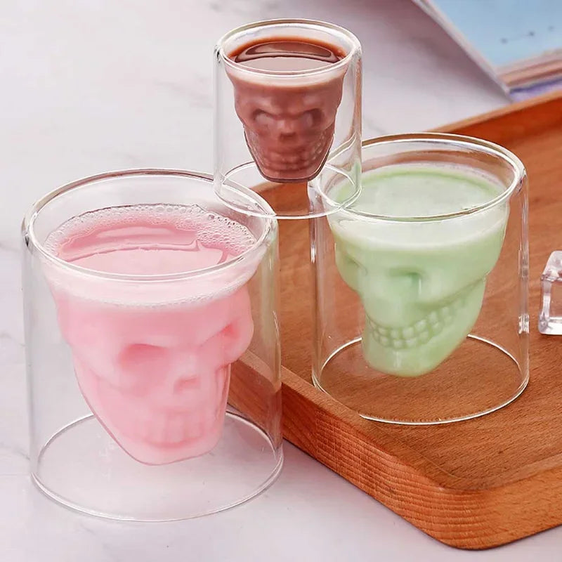 Scull Whisky Glass