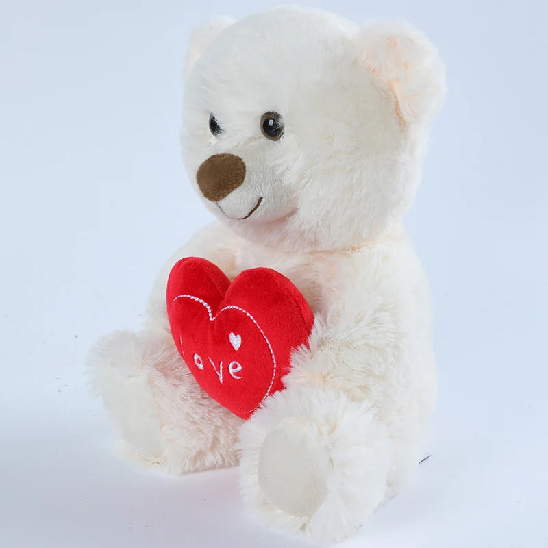 Cute Heart Bear Dog Plush Toys