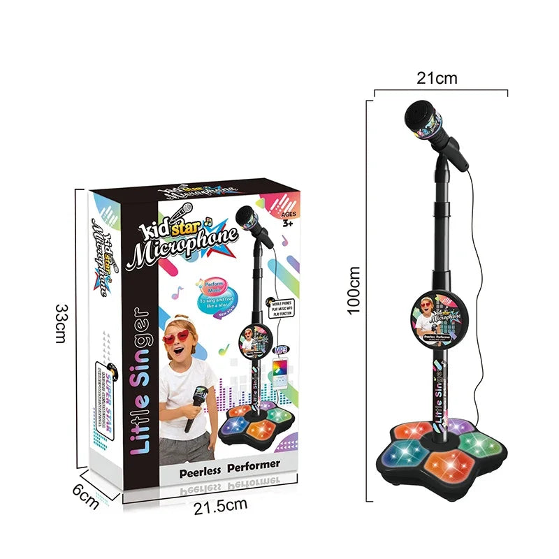 Kids Microphone with Stand Karaoke