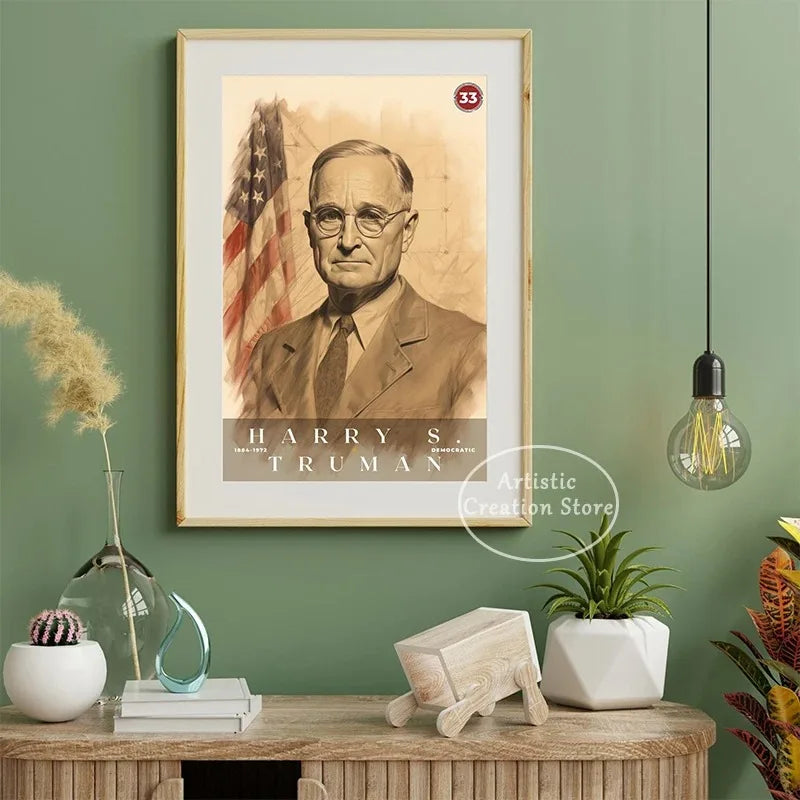 US Presidents Poster American History