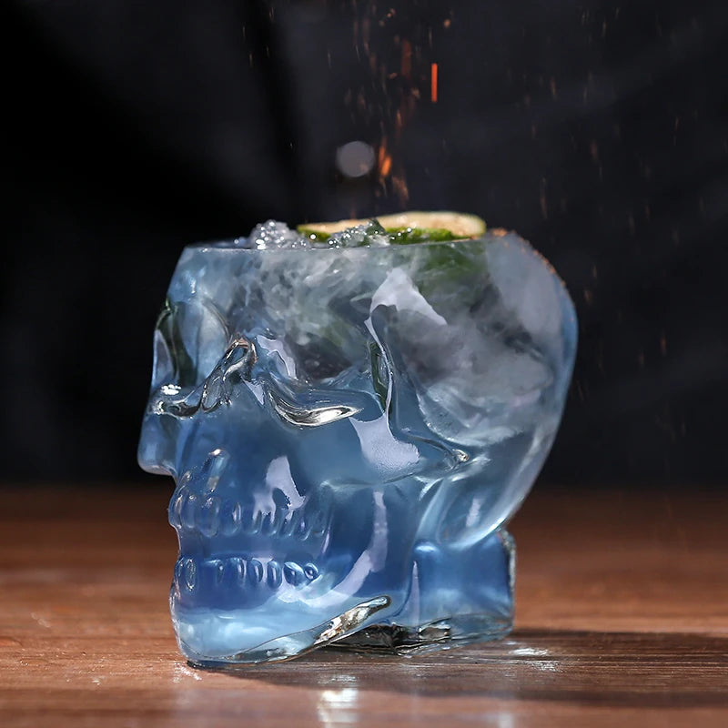Skull Head Cocktail Glass
