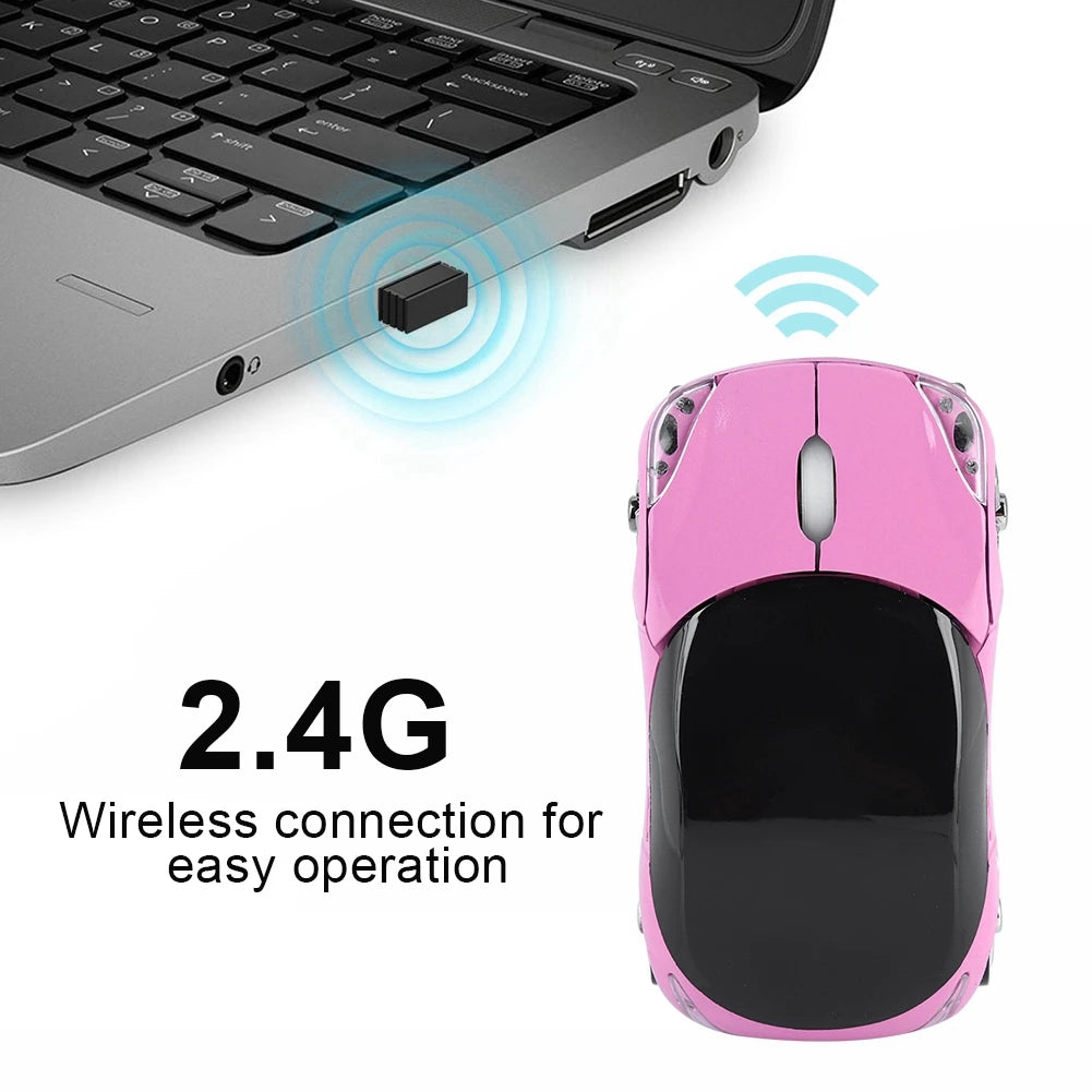 Wireless Car Mouse Gaming