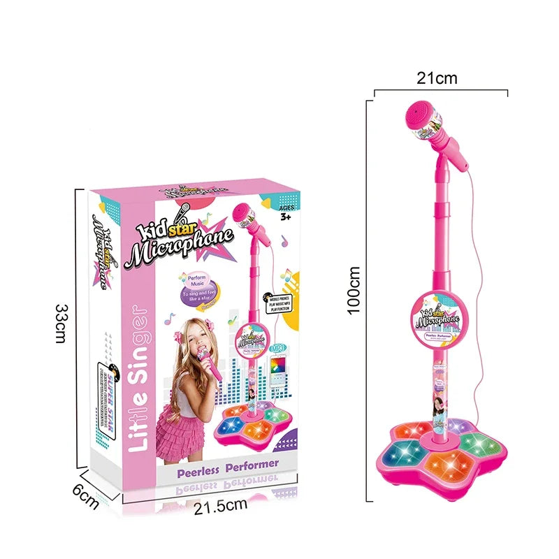 Kids Microphone with Stand Karaoke