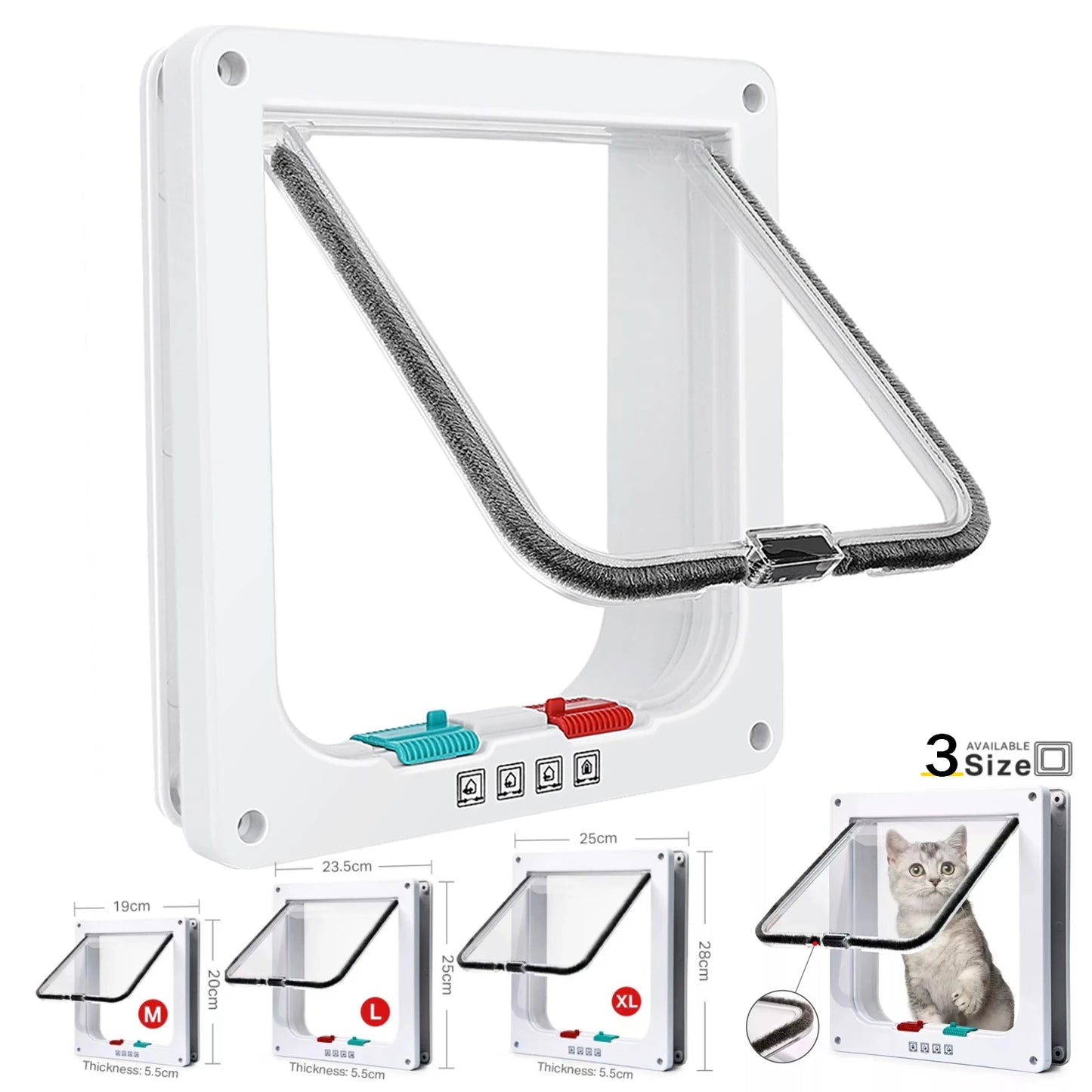 Pet Flap Magnetic Door