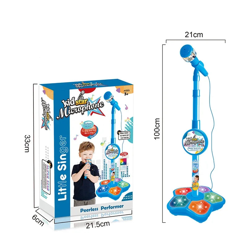 Kids Microphone with Stand Karaoke