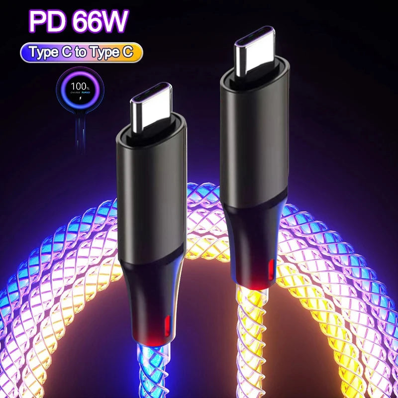 Fast Charging RGB Luminous TYPE-C Charger