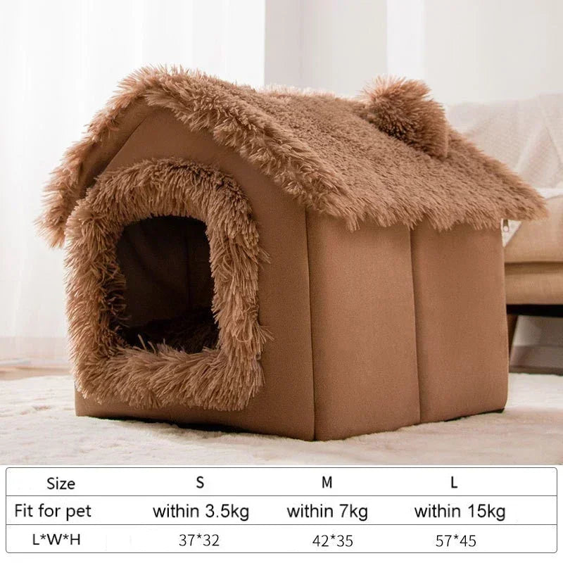 Soft Cat/Dog Bed Deep Sleep House