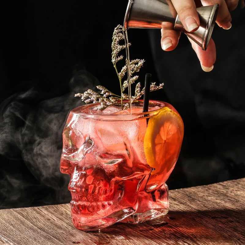 Skull Head Cocktail Glass