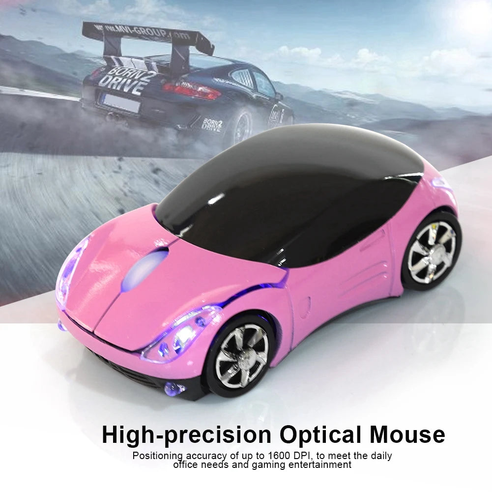 Wireless Car Mouse Gaming