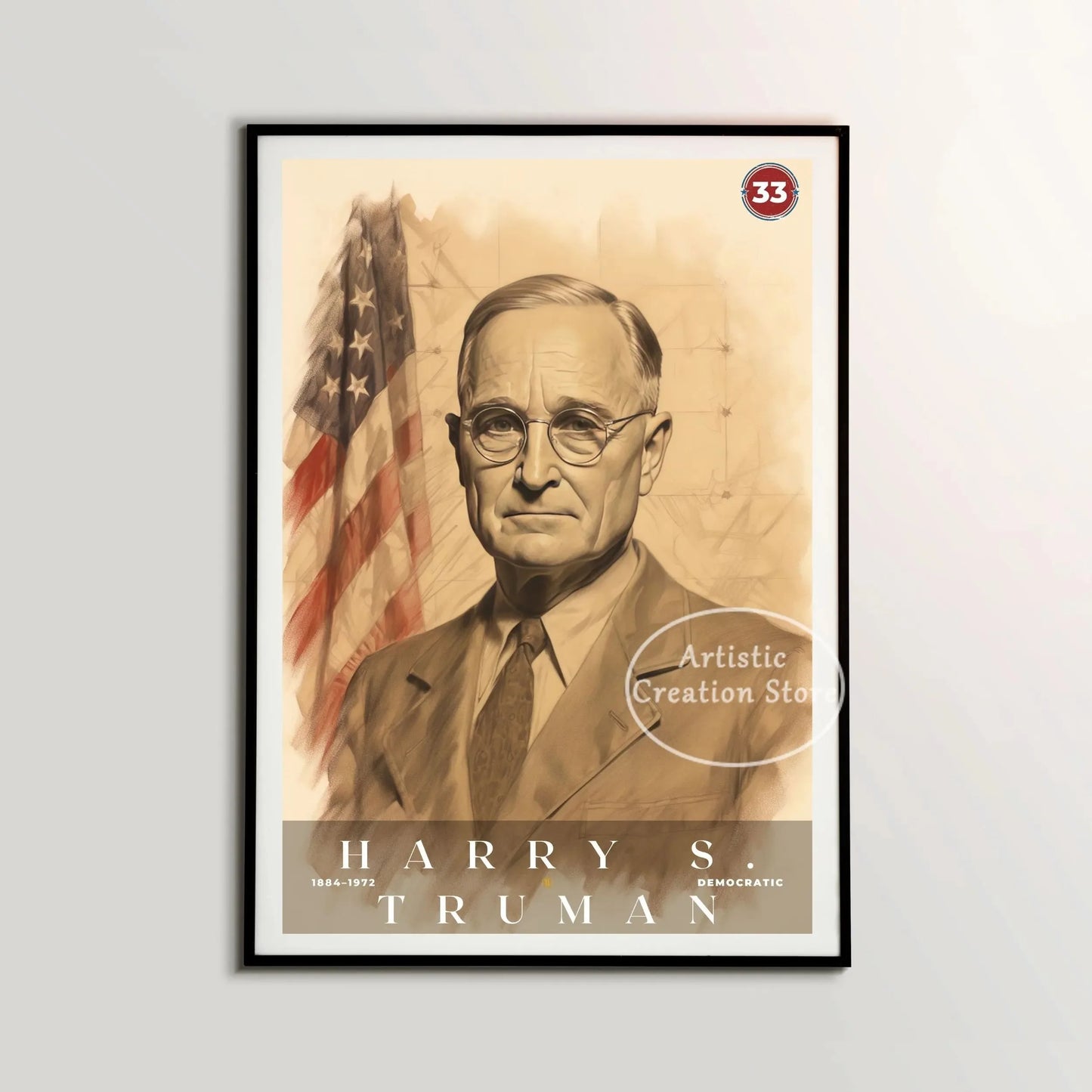 US Presidents Poster American History