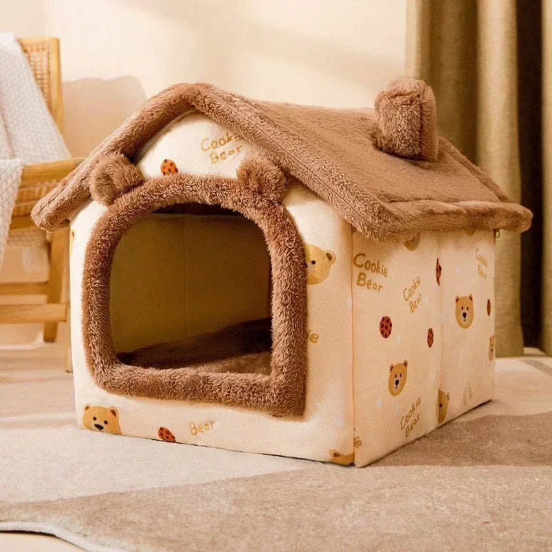 Soft Cat/Dog Bed Deep Sleep House