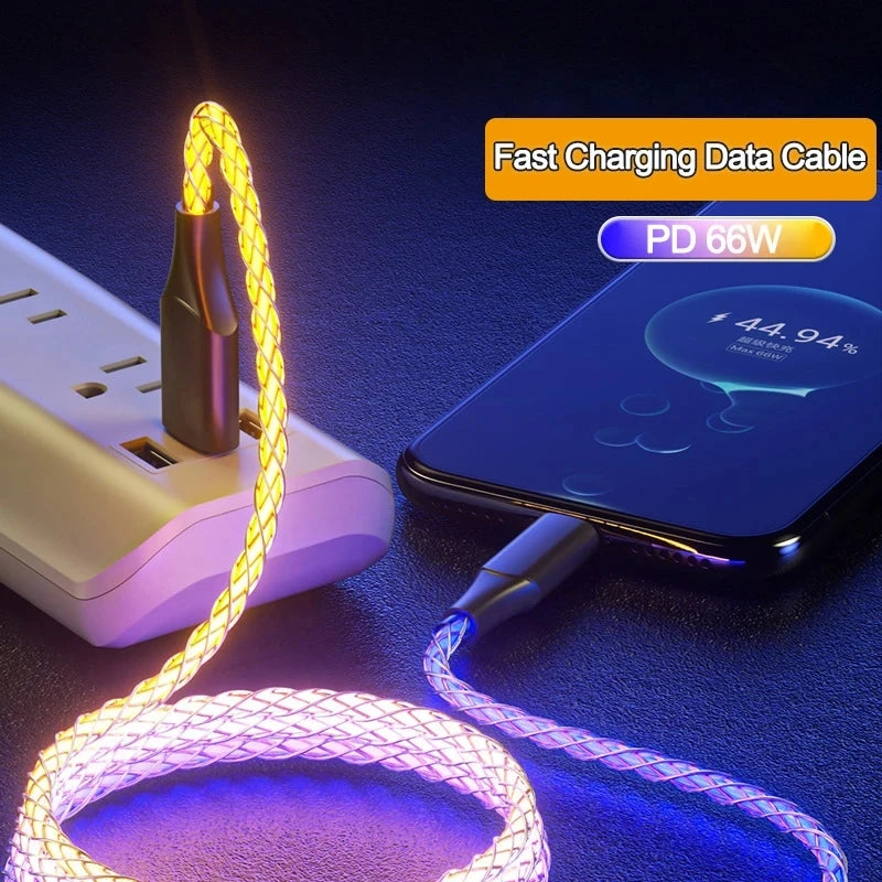 Fast Charging RGB Luminous TYPE-C Charger