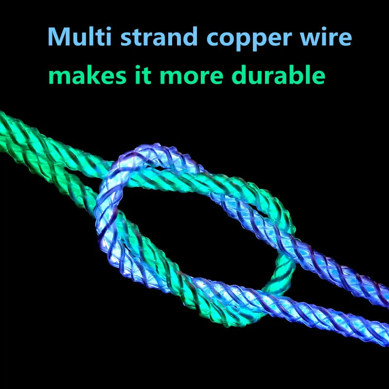 Fast Charging RGB Luminous TYPE-C Charger