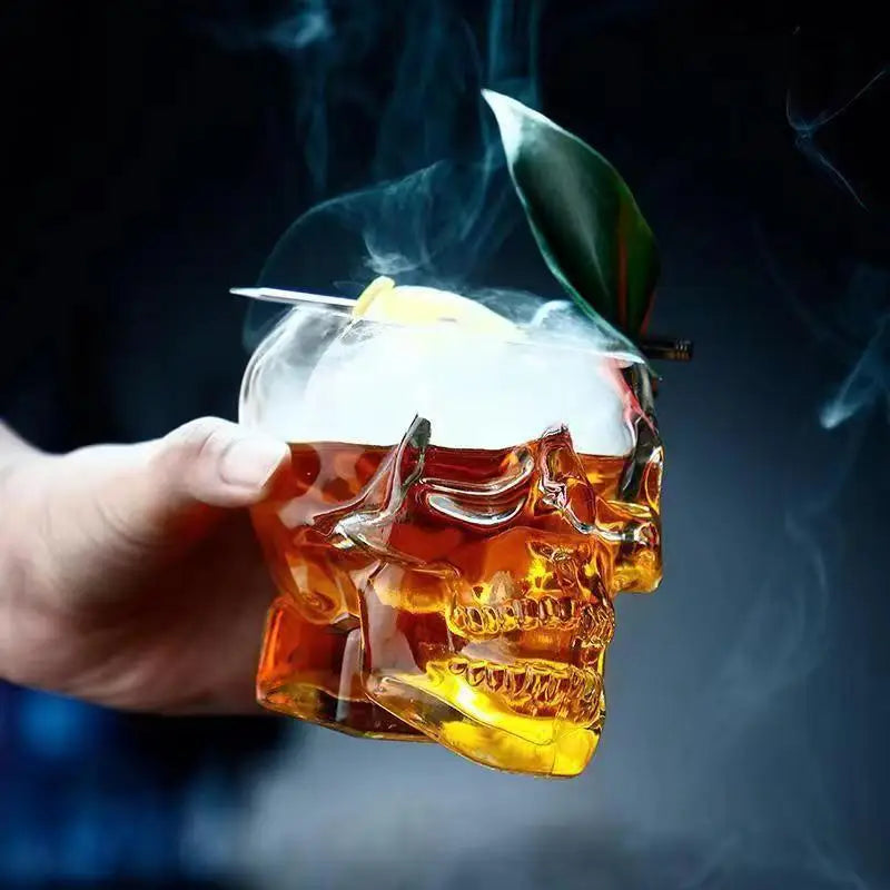 Skull Head Cocktail Glass