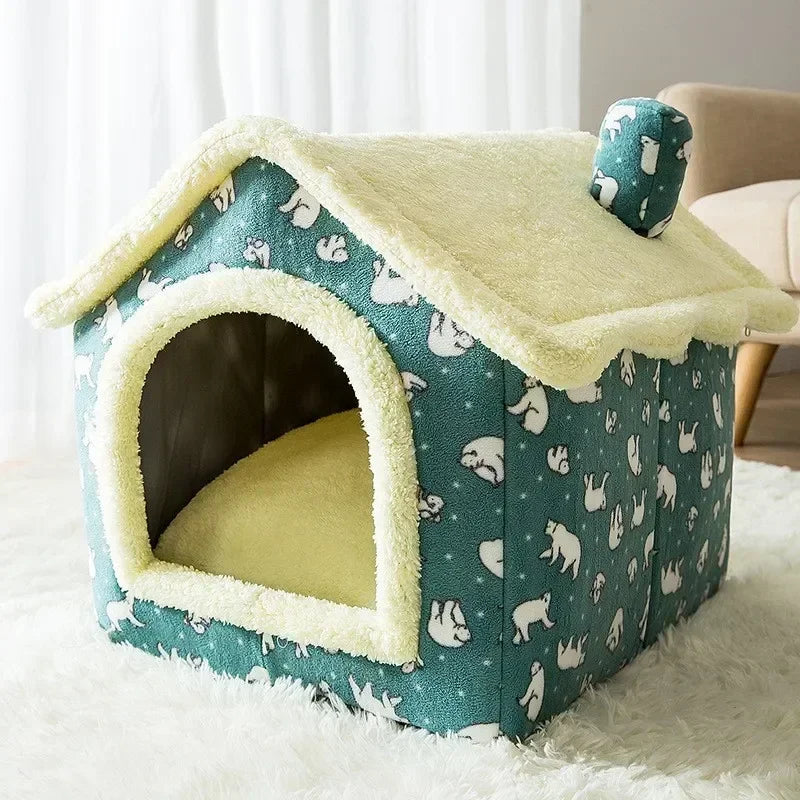 Soft Cat/Dog Bed Deep Sleep House