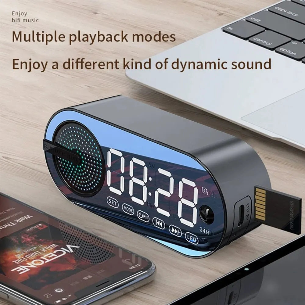 Wireless Bluetooth Speaker Alarm Clock