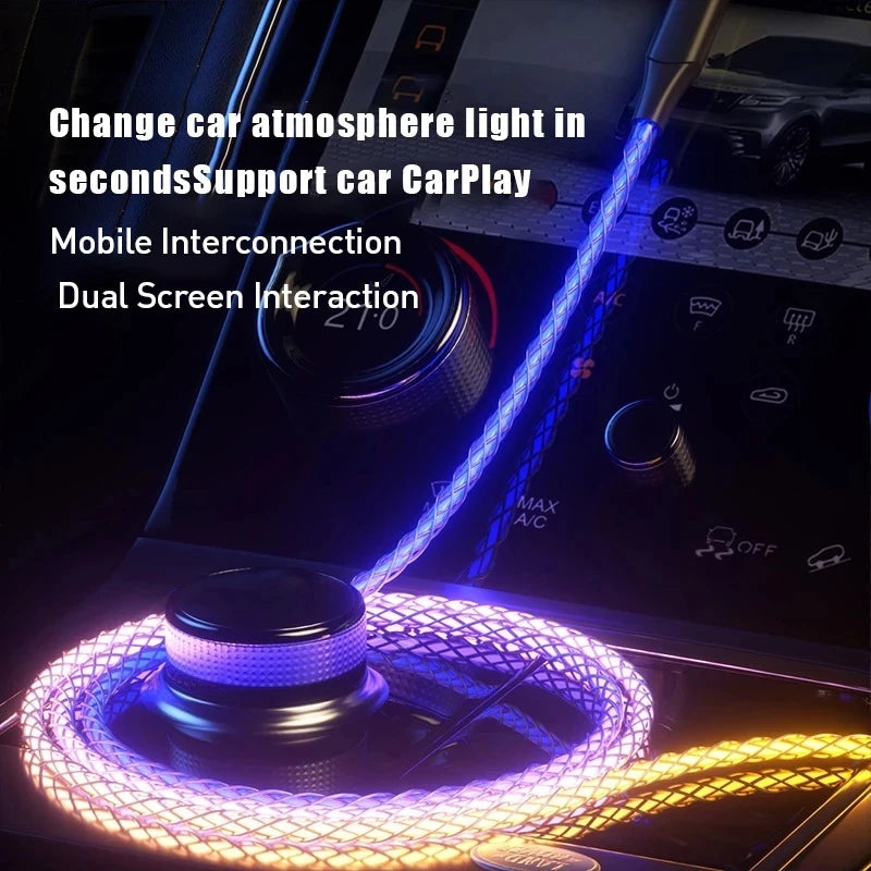 Fast Charging RGB Luminous TYPE-C Charger