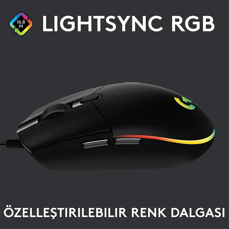 Logitech G102 Mouse USB Wired Gaming Mouse