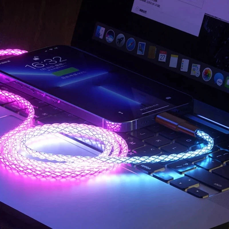 Fast Charging RGB Luminous TYPE-C Charger