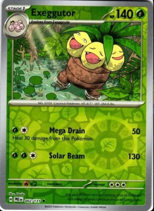 #2 Exeggutor Holo Reverse