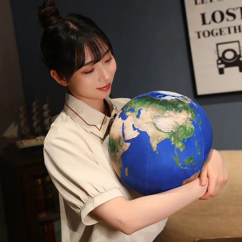 Earth Sun Mars Plush Toy Stuffed Planets Cushion