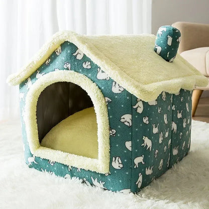 Soft Cat/Dog Bed Deep Sleep House