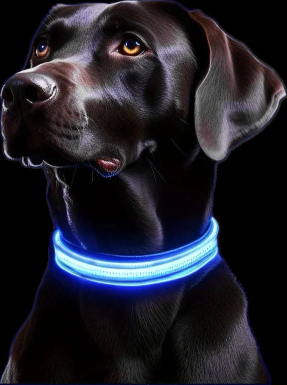 Reflective LED Dog Collar